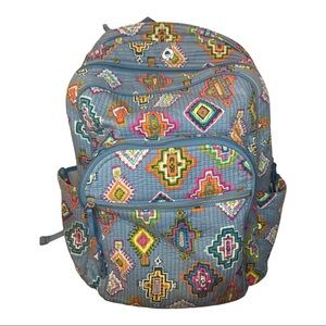 Vera Bradley Gray Laptop Backpack